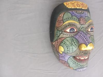Original Bali Masks Hand Painted Carved Pande Made Taban