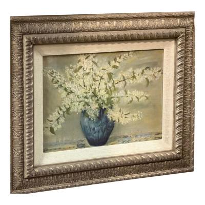 Original Carol Rowan Still Life Oil Painting of Flowers