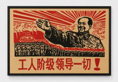 Original Chinese Propaganda Posters Beijing China circa 1960