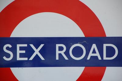 Original Enameled London Underground Subway sign