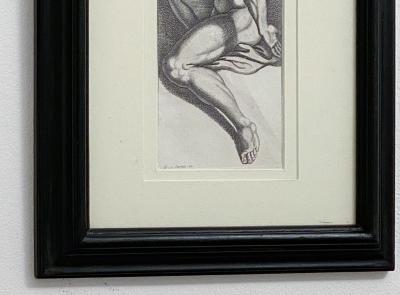 Original Engraving from Annibale Carracci Loves of the Gods 