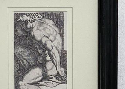 Original Engraving from Annibale Carracci Loves of the Gods 