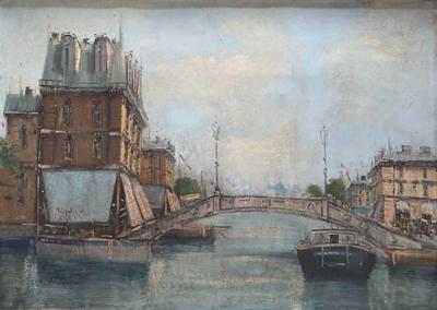 Original Italian Seascape Oil Painting by L De Ferrara