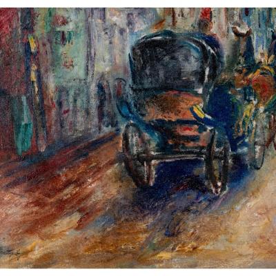 Original Moses Matusovski Expressionist Oil Painting