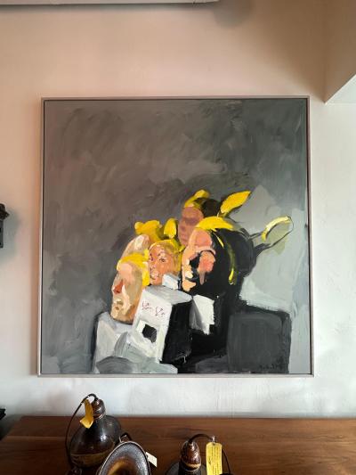 Original Painting by Listed Miami Artist Ahmed Gomez Relics 