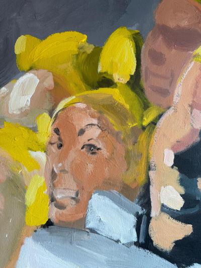 Original Painting by Listed Miami Artist Ahmed Gomez Relics 