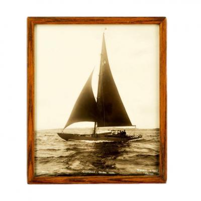 Original Photographic print of the Bermudian yacht Clodagh