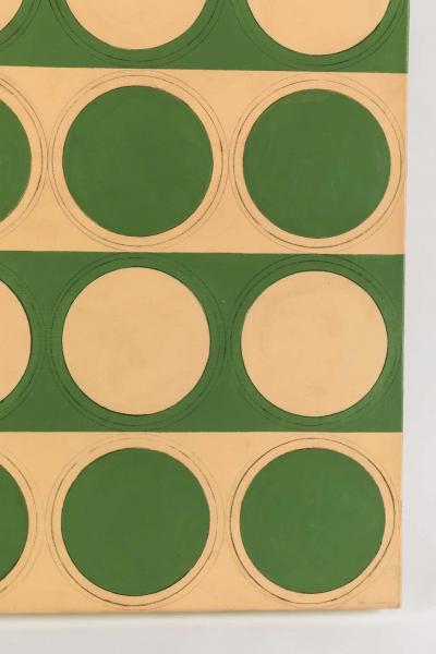 Original Untitled Hard Edge Abstract Painting by Billy Criswell circa 2004