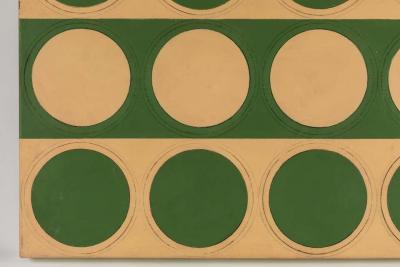 Original Untitled Hard Edge Abstract Painting by Billy Criswell circa 2004