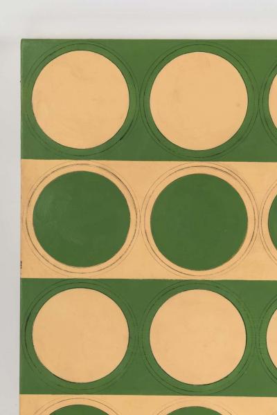 Original Untitled Hard Edge Abstract Painting by Billy Criswell circa 2004