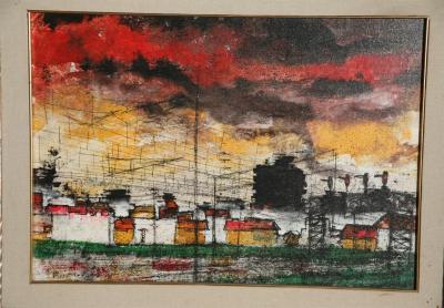 Original oil painting by Piero Cruciani