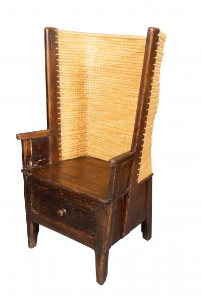 Orkney Island Pine Wingback Armchair