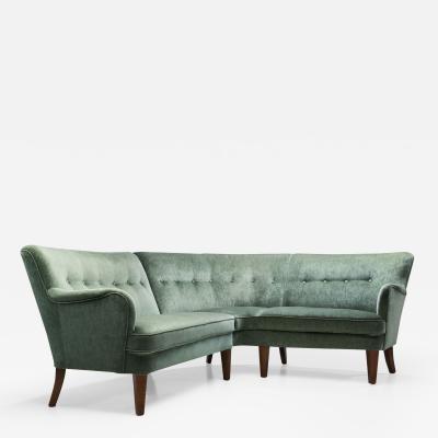 Orla M lgaard Nielsen Orla M lgaard Nielsen Corner Sofa for Fritz Hansen Denmark 1940s