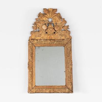 Ornate Baroque Style Giltwood Carved Mirror Sweden Late 19th C 