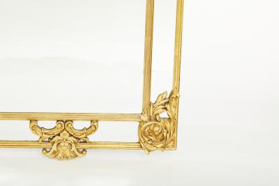 Ornately Gilt Wood Framed Hanging Wall Mirror