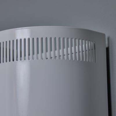 Orno Stockmann 1960s Model 5390 White Perforated Metal Wall Lights for Orno Finland