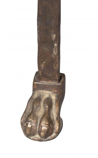 Oscar Bach Wrought Iron And Bronze Armchair