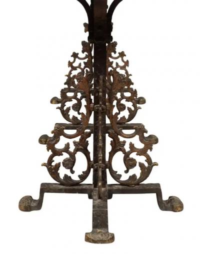 Oscar Bach Wrought Iron Bench