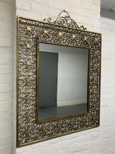 Oscar Bruno Bach Art Deco Mirror Attributed to Oscar Bach