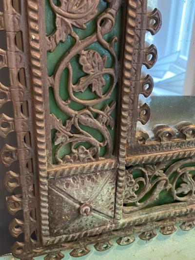 Oscar Bruno Bach RARE BRONZE MIXED METALS ILLUMINATED MIRROR FOUNTAIN BY OSCAR BRUNO BACH