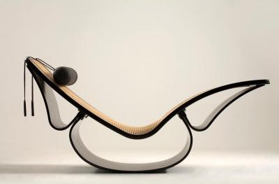 Oscar Niemeyer Mid Century Modern Rio Chaise by Oscar and Anna Maria Niemeyer Brazil 1970s