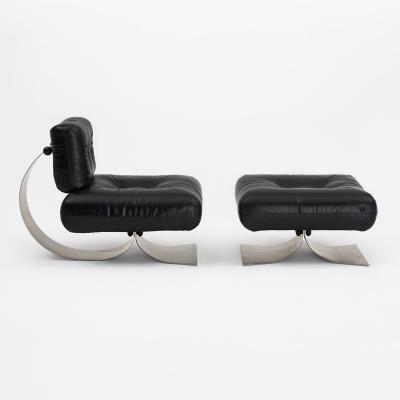 Oscar Niemeyer Oscar Niemeyer Alta Lounge Chair and Ottoman for Mobilier International 1971