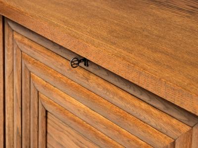 Oscar Nilsson Exceptional Oscar Nilsson Attributed Sideboard in Oak Wood Sweden 1940s