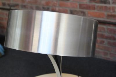 Oscar Torlasco Italian Modernist Adjustable Aluminum Table Lamp by Oscar Torlasco for Lumi