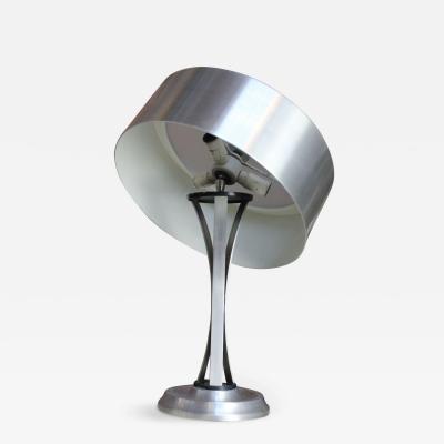 Oscar Torlasco Italian Modernist Adjustable Aluminum Table Lamp by Oscar Torlasco for Lumi