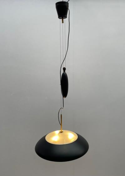 Oscar Torlasco Mid Century Modern Suspension Light by Oscar Torlasco