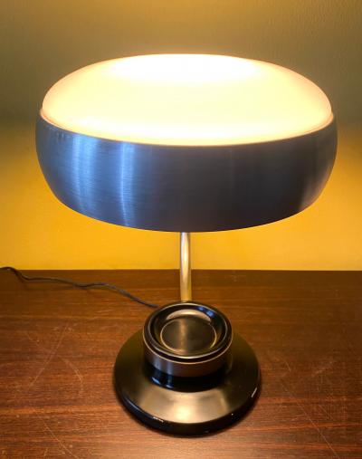 Oscar Torlasco Mod 729 Table Lamp with White Glass
