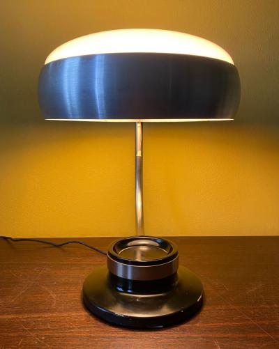 Oscar Torlasco Mod 729 Table Lamp with White Glass