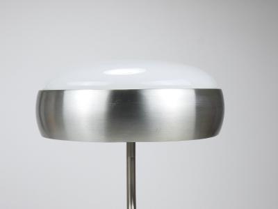 Oscar Torlasco Oscar Torlasco Black Nickel Table Desk Swivel Lamp Lumi Milano Italy 1960s