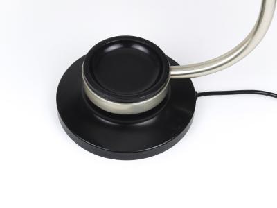 Oscar Torlasco Oscar Torlasco Black Nickel Table Desk Swivel Lamp Lumi Milano Italy 1960s