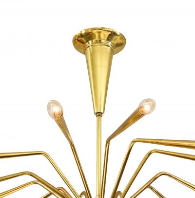 Oscar Torlasco Oscar Torlasco Futurist Spider Chandelier 1960