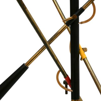 Oscar Torlasco Oscar Torlasco Mid Century Brass Floor Lamp