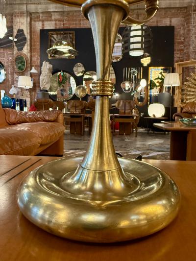 Oscar Torlasco Oscar torlasco Table Lamp with Curved Dome Shade 1950s