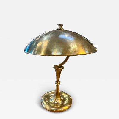 Oscar Torlasco Oscar torlasco Table Lamp with Curved Dome Shade 1950s