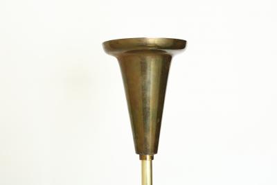 Oscar Torlasco Sputnik chandelier by Oscar Torlasco in brass Italy circa 1960s