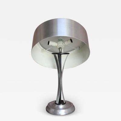 Oscar Torlasco Vintage Italian Adjustable Aluminum Table Lamp by Oscar Torlasco for Lumi