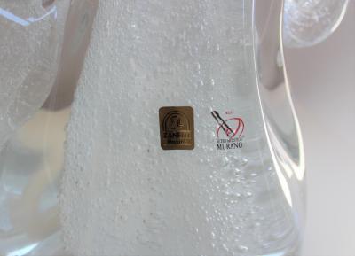 Oscar Zanetti Murano Glass Aquarium Sculpture by Zanetti