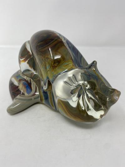 Oscar Zanetti Murano Glass Cat