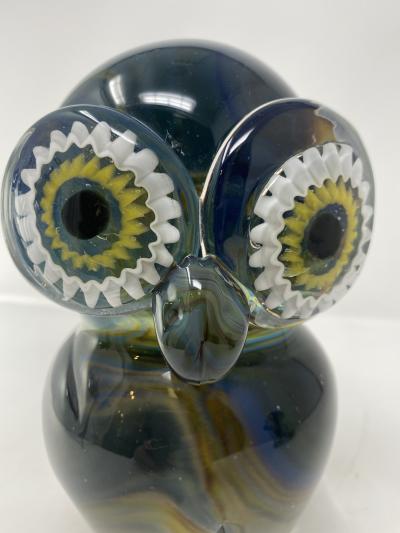 Oscar Zanetti Murano Glass Owl