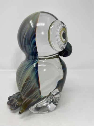 Oscar Zanetti Murano Glass Owl