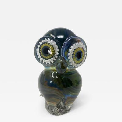 Oscar Zanetti Murano Glass Owl