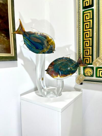 Oscar Zanetti Pair of Fish by Oscar Zanetti Figurine