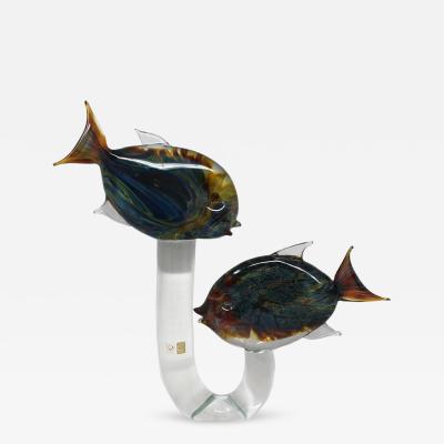 Oscar Zanetti Pair of Fish by Oscar Zanetti Figurine