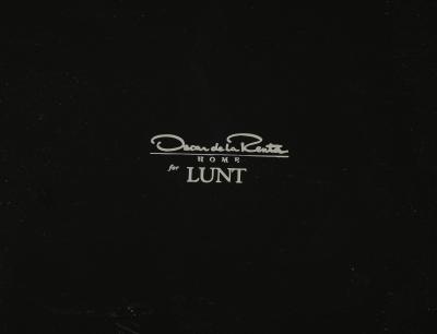 Oscar de la Renta for Lunt Folding Lacquered Tray Table