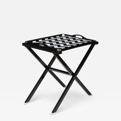 Oscar de la Renta for Lunt Folding Lacquered Tray Table