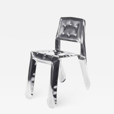 Oskar Zieta CHIPPENSTEEL 0 5 CHAIR IN POLISHED STAINLESS STEEL LIMITED EDITION ZIETA